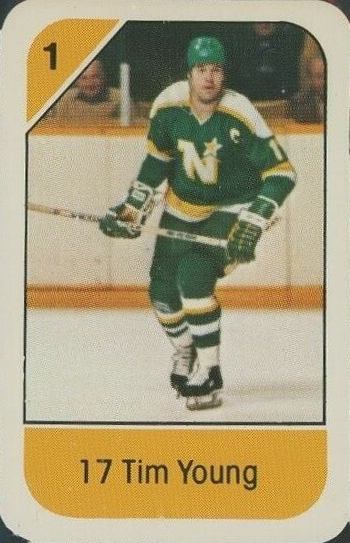 1982 Post Cereal Tim Young # Hockey Card