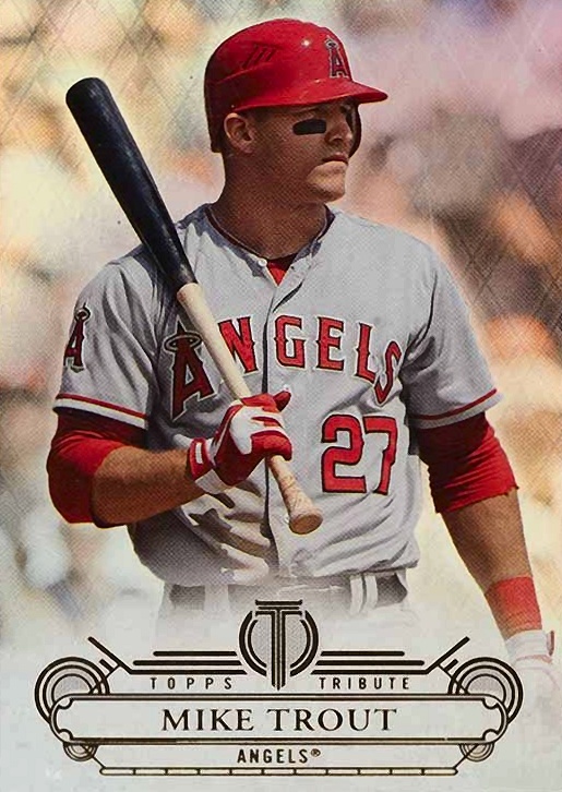 2014 Topps Tribute Mike Trout #33 Baseball Card