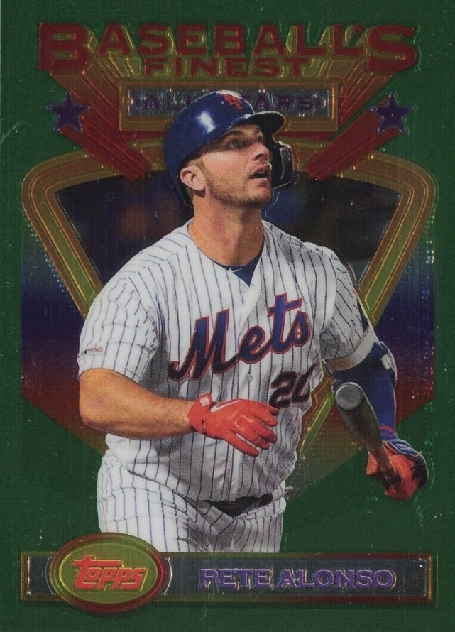 2020 Finest Flashbacks Pete Alonso #97 Baseball Card