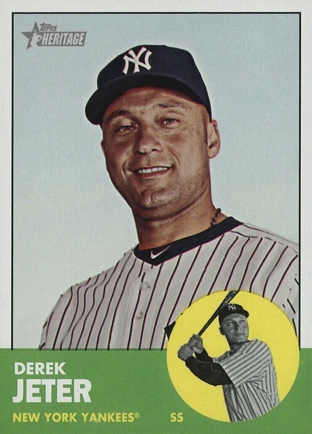 2012 Topps Heritage  Derek Jeter #20 Baseball Card