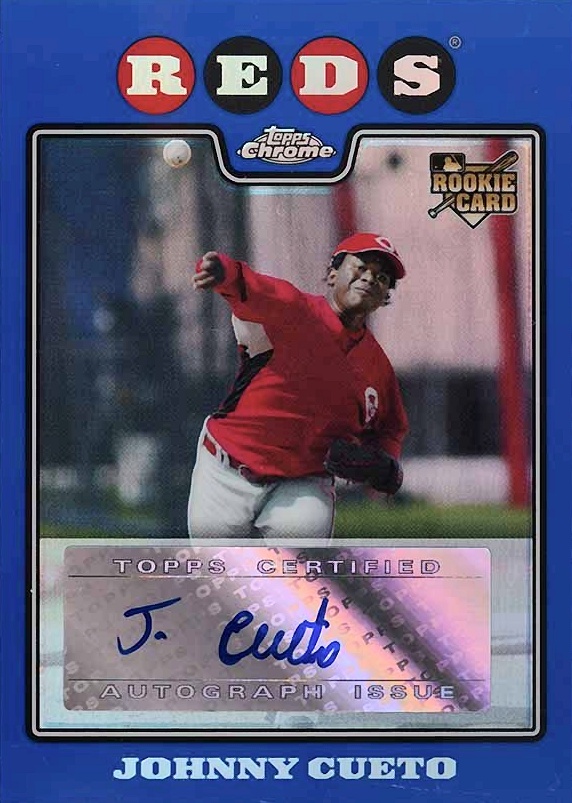 2008 Topps Chrome Johnny Cueto #237 Baseball Card