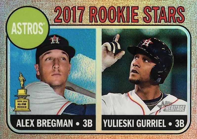 2017 Topps Heritage  Alex Bregman/Yulieski Gurriel #113 Baseball Card