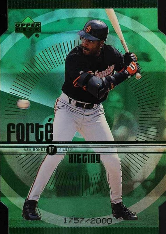 1999 Upper Deck Forte Barry Bonds #F24 Baseball Card