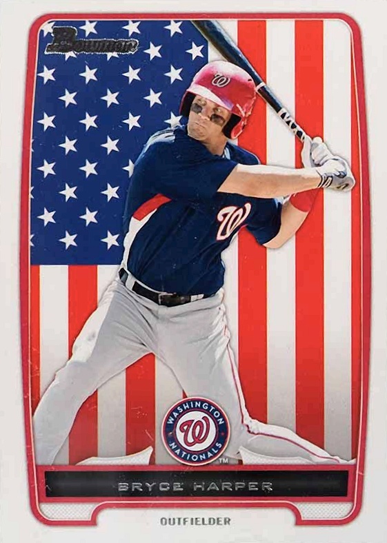 2012 Bowman Prospects Bryce Harper #BP10 Baseball Card