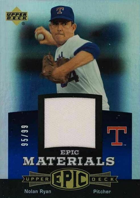 2006 Upper Deck Epic Materials Nolan Ryan #EMNR2 Baseball Card