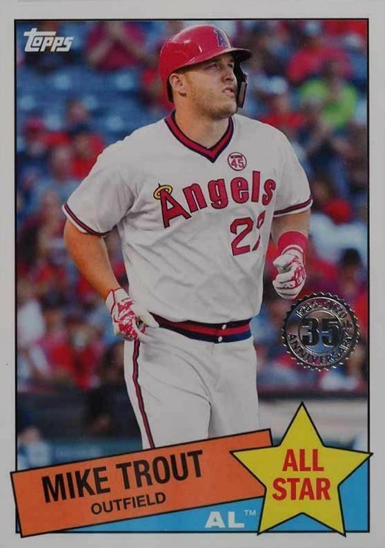 2020 Topps 1985 Topps 35th Anniversary Mike Trout #85AS1 Baseball Card