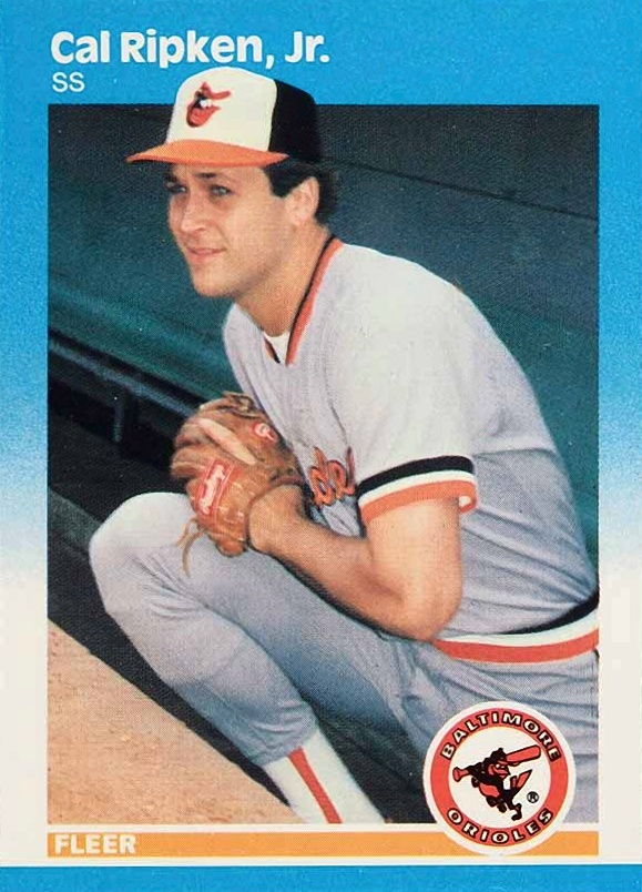 1987 Fleer Glossy Cal Ripken Jr. #478 Baseball Card