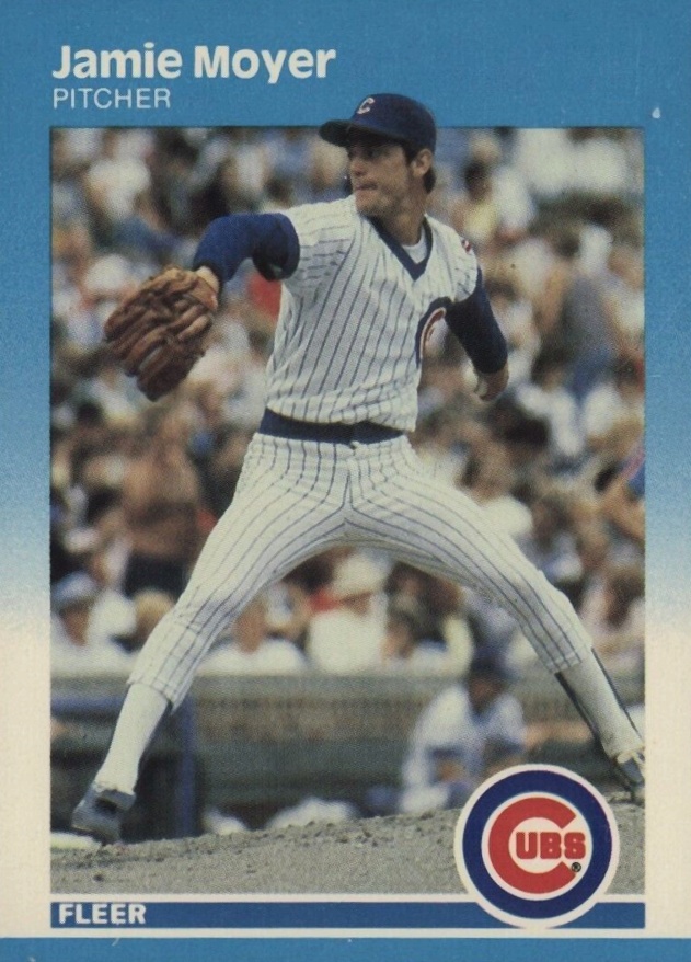 1987 Fleer Glossy Jamie Moyer #570 Baseball Card