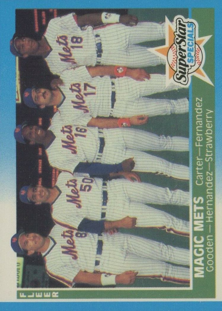 1987 Fleer Glossy Magic Mets #629 Baseball Card