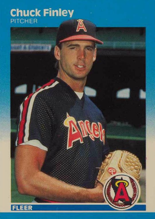 1987 Fleer Glossy Chuck Finley #79 Baseball Card