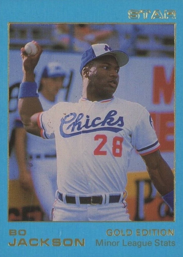 1988 Star Gold Edition Bo Jackson #82 Baseball Card