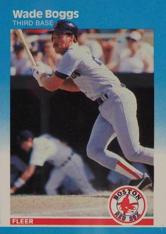 1987 Fleer Glossy Wade Boggs #29 Baseball Card