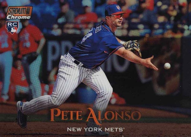 2019 Stadium Club Chrome Pete Alonso #SCC76 Baseball Card