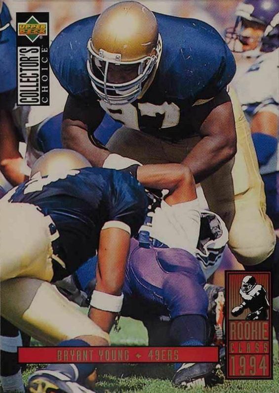 1994 Collector's Choice Bryant Young #6 Football Card