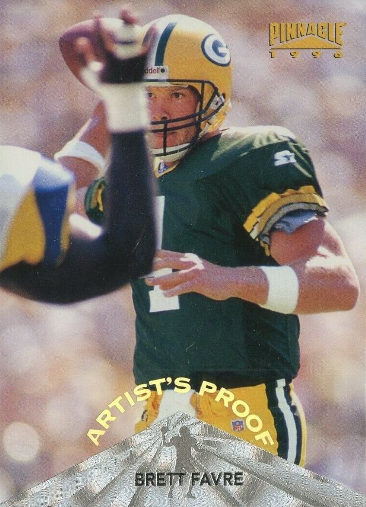 1996 Pinnacle  Brett Favre #40 Football Card