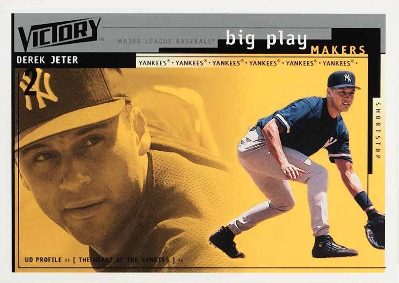 2000 Upper Deck Victory Derek Jeter #376 Baseball Card
