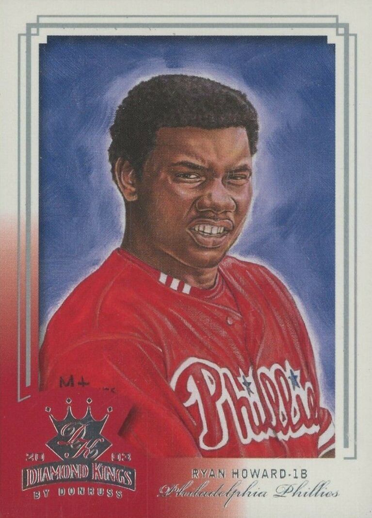 2003 Donruss Diamond Kings Ryan Howard #195 Baseball Card
