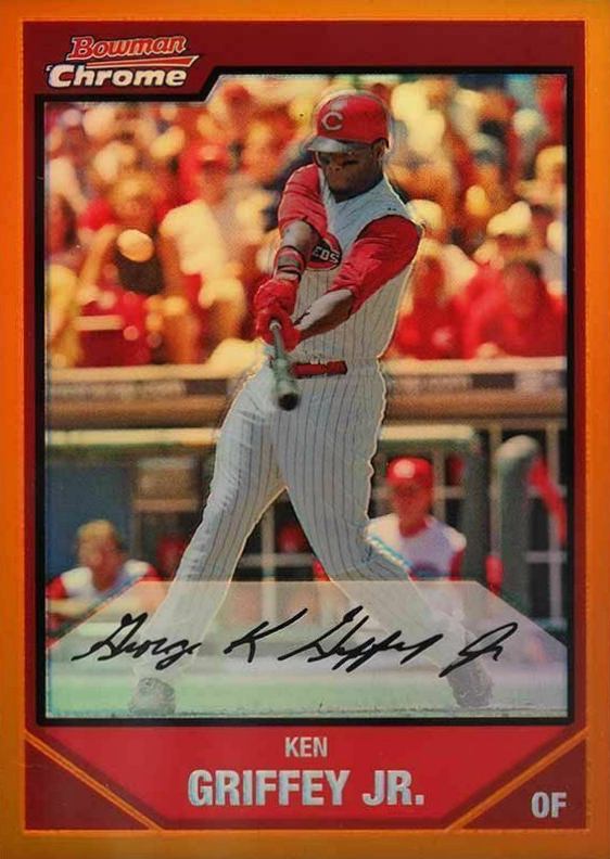2007 Bowman Chrome Ken Griffey Jr. #85 Baseball Card