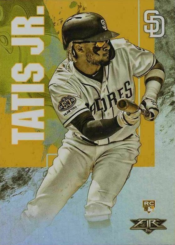 2019 Topps Fire Fernando Tatis Jr. #157 Baseball Card