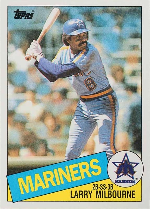 1985 Topps Larry Milbourne #754 Baseball Card