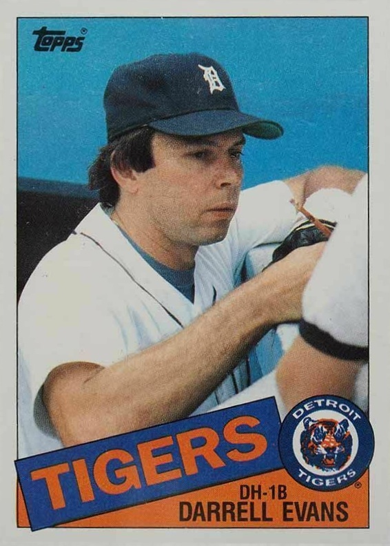 1985 Topps Darrell Evans #792 Baseball Card