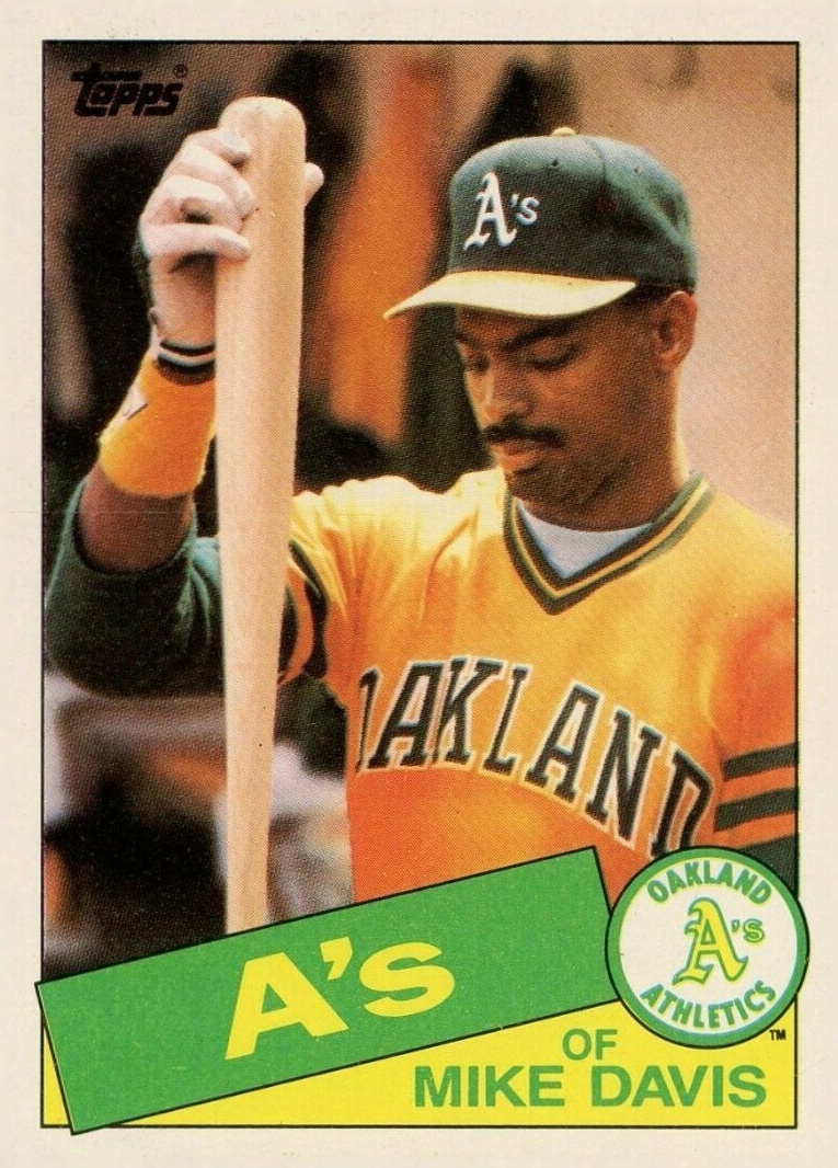 1985 Topps Mike Davis #778 Baseball Card