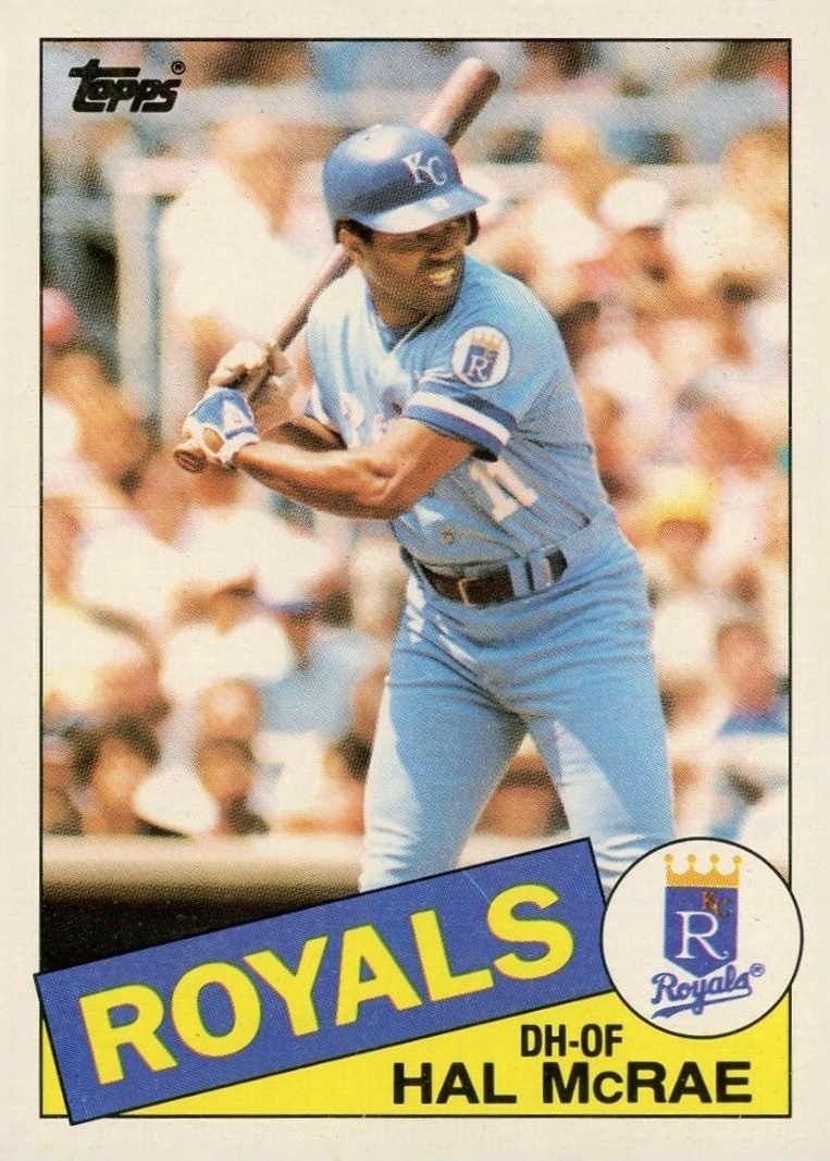 1985 Topps Hal McRae #773 Baseball Card