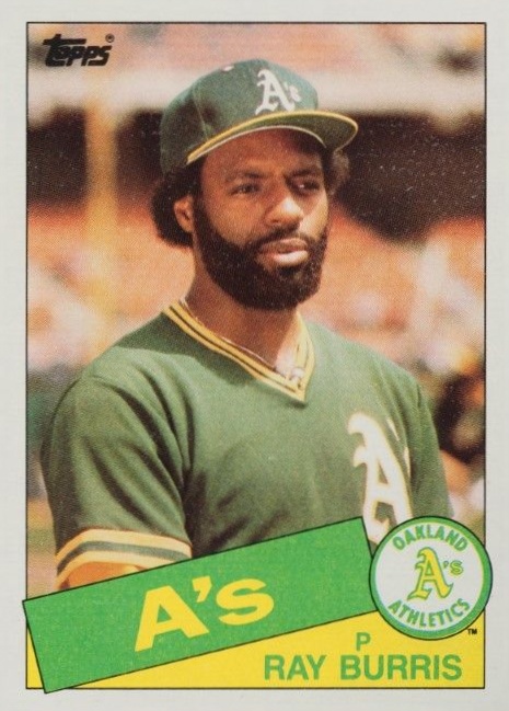 1985 Topps Ray Burris #758 Baseball Card