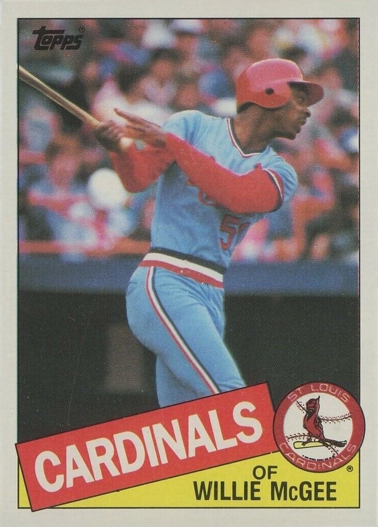 1989 Topps Willie McGee #640 Baseball Card