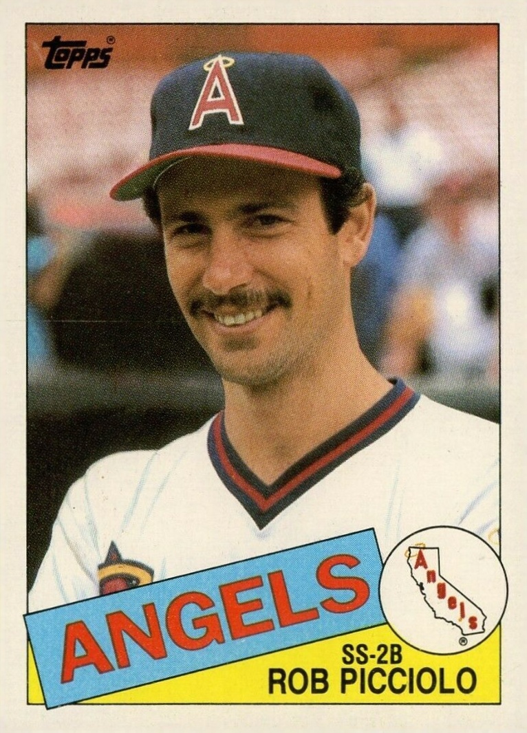 1985 Topps Rob Picciolo #756 Baseball Card