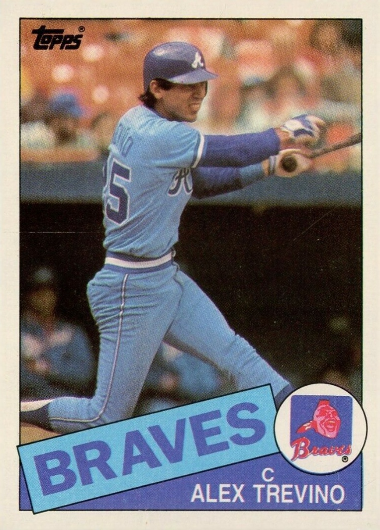 1985 Topps Alex Trevino #747 Baseball Card