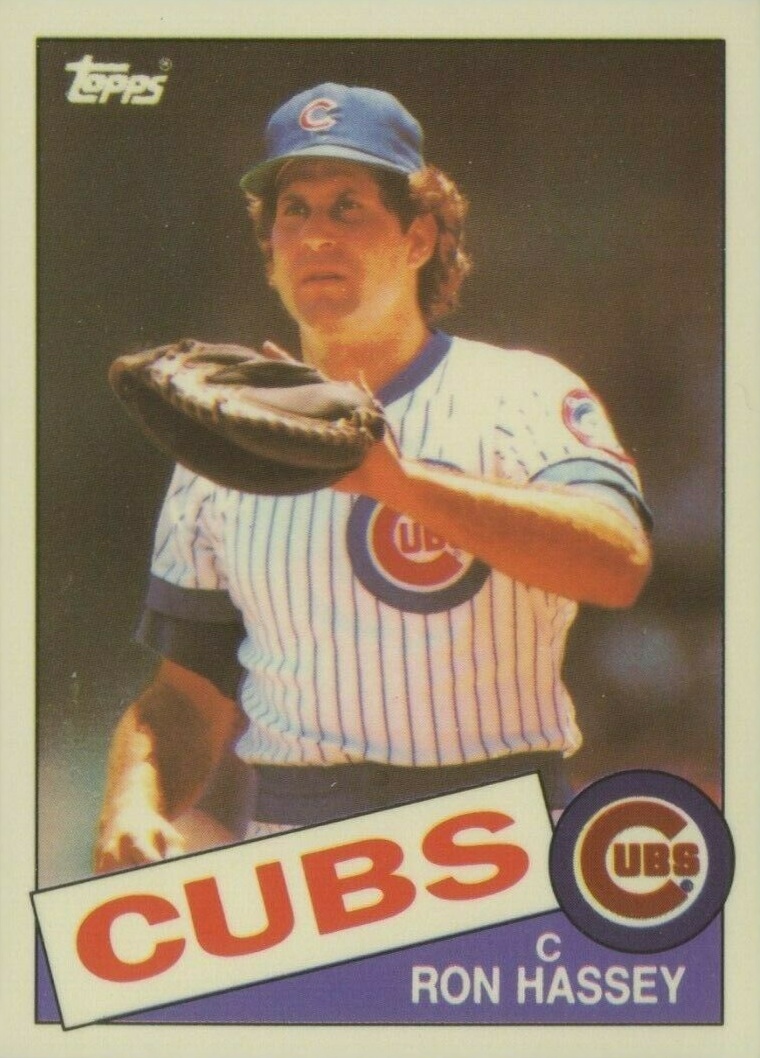 1985 Topps Ron Hassey #742 Baseball Card
