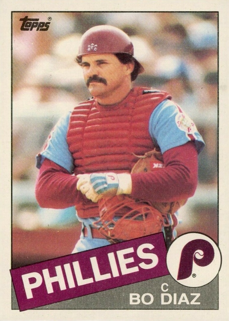 1985 Topps Bo Diaz #737 Baseball Card