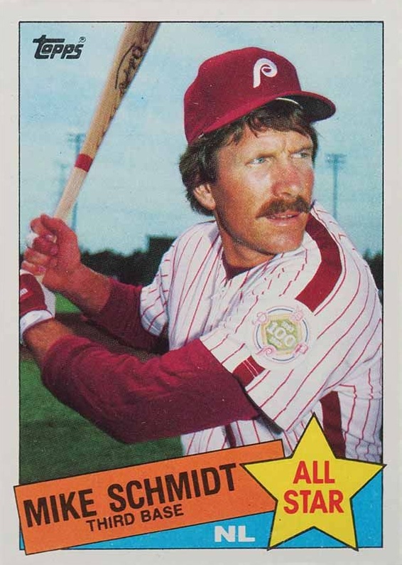 1985 Topps Mike Schmidt #714 Baseball Card
