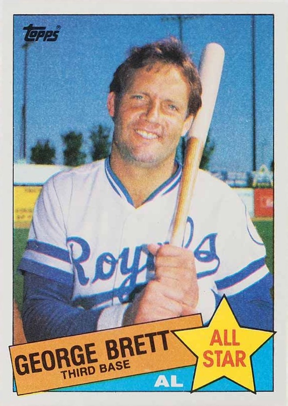 1985 Topps George Brett #703 Baseball Card
