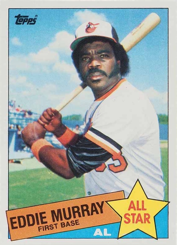 1985 Topps Eddie MurrayEddie Murray (All-Star) #701 Baseball Card