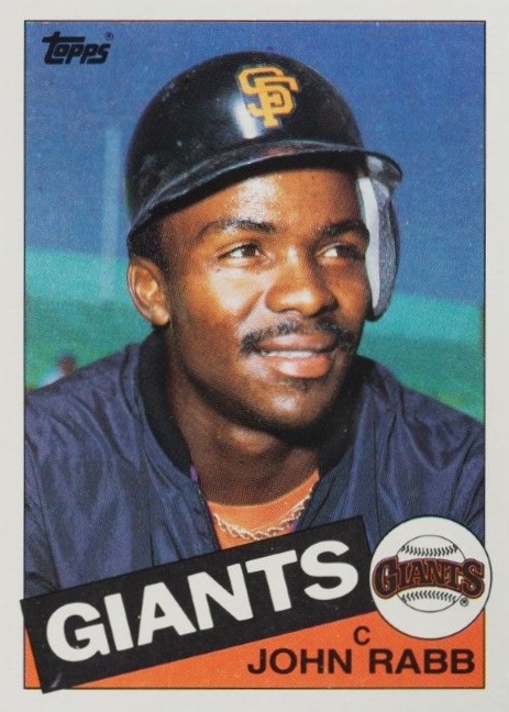 1985 Topps John Rabb #696 Baseball Card