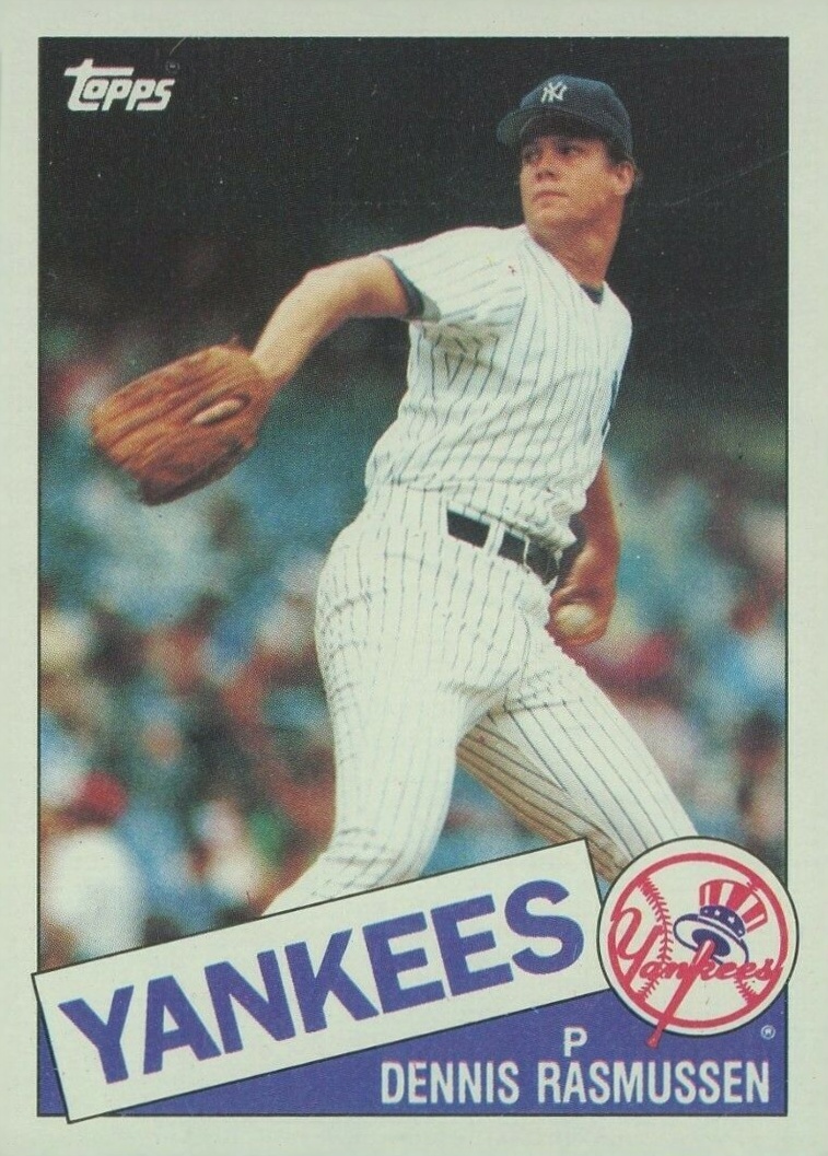 1985 Topps Dennis Rasmussen #691 Baseball Card