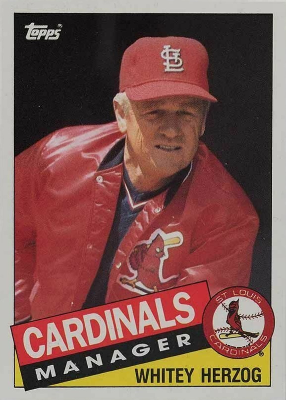1985 Topps Whitey Herzog #683 Baseball Card