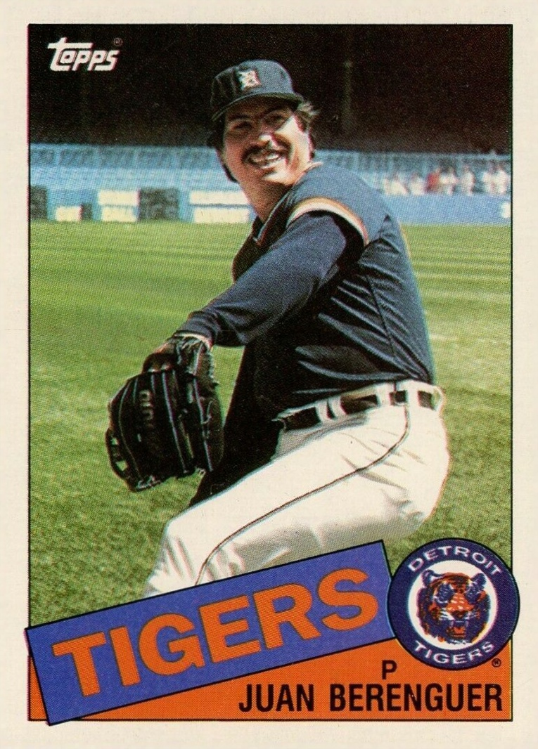 1985 Topps Juan Berenguer #672 Baseball Card