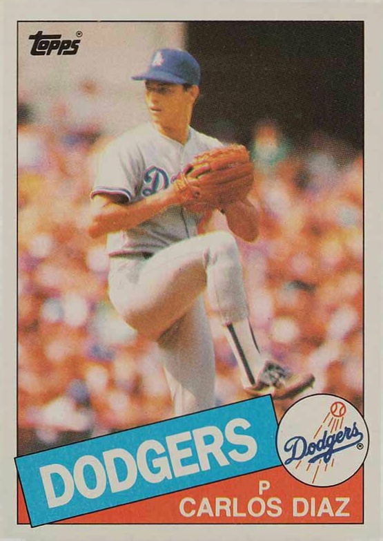 1985 Topps Carlos Diaz #159 Baseball Card