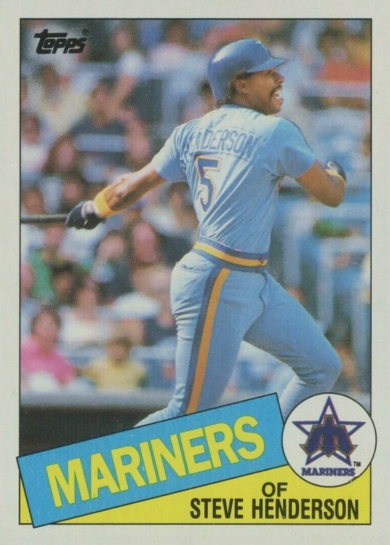 1985 Topps Steve Henderson #640 Baseball Card