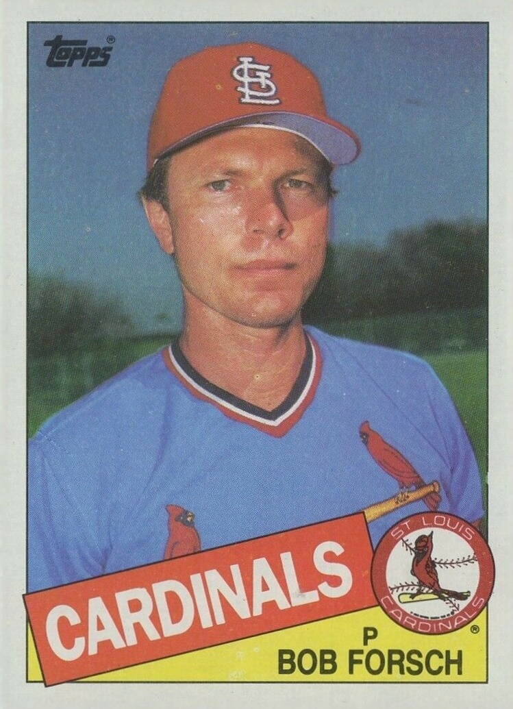 1985 Topps Bob Forsch #631 Baseball Card