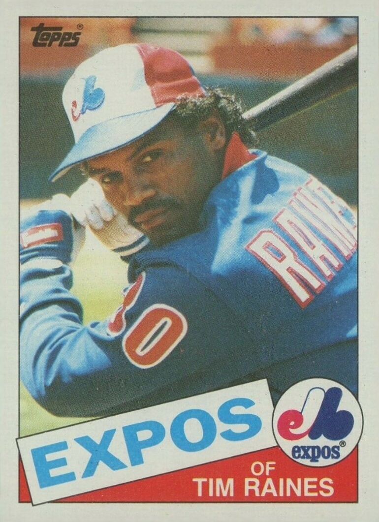 1985 Topps Tim Raines #630 Baseball Card