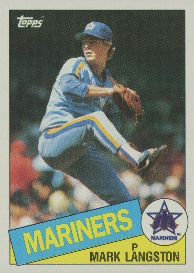 1985 Topps Mark Langston #625 Baseball Card
