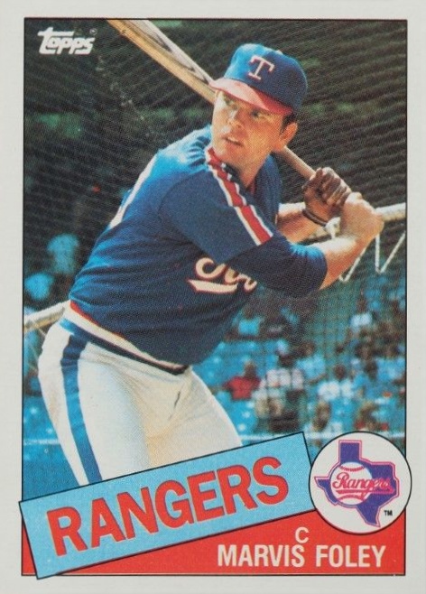 1985 Topps Marvis Foley #621 Baseball Card