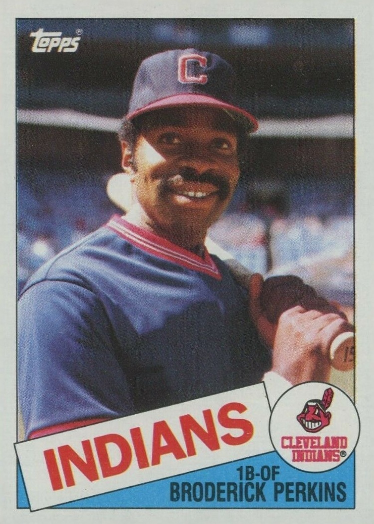 1985 Topps Broderick Perkins #609 Baseball Card