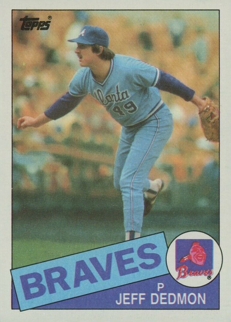 1985 Topps Jeff Dedmon #602 Baseball Card