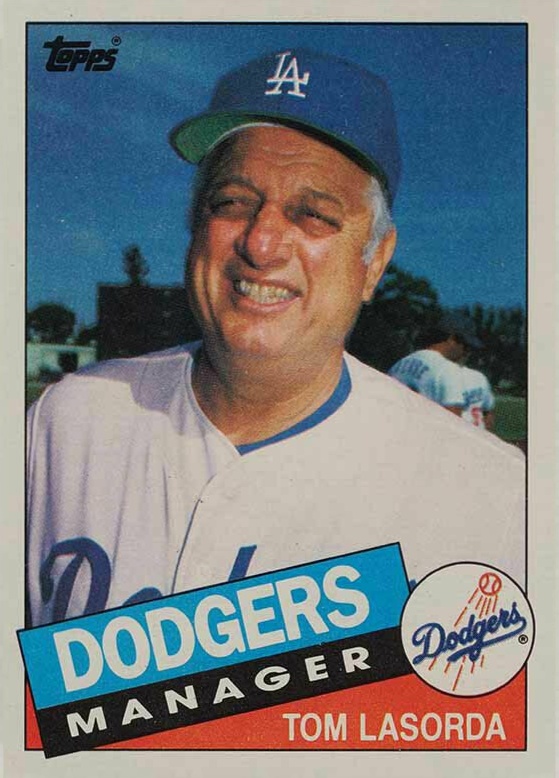 1985 Topps Tom Lasorda #601 Baseball Card