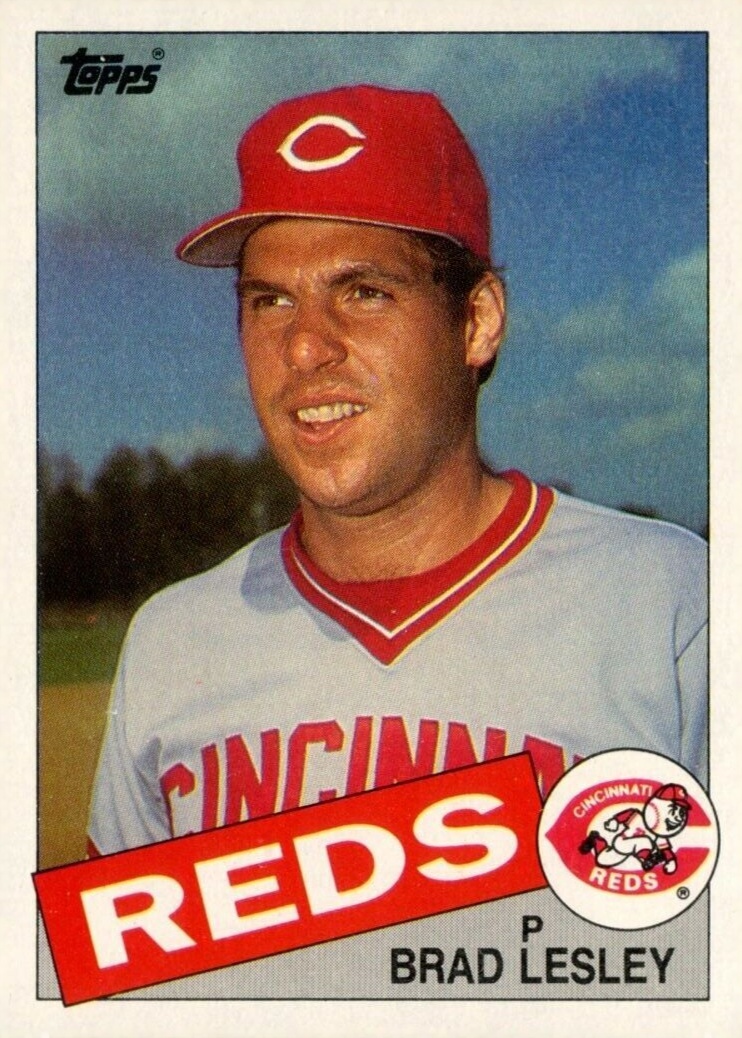 1985 Topps Brad Lesley #597 Baseball Card